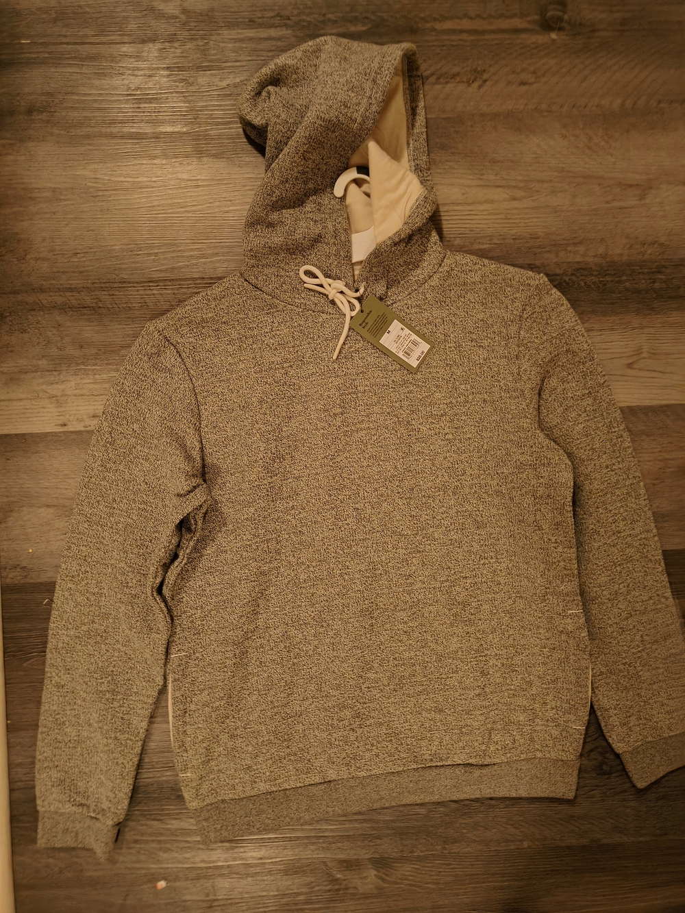 Men's Hooded Knit Pullover Sweater - Gray